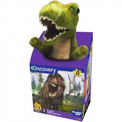3D puzzle Prime 3D Tyrannosaurus 48 darabos plüss játékkal Puzzle Prime 3D