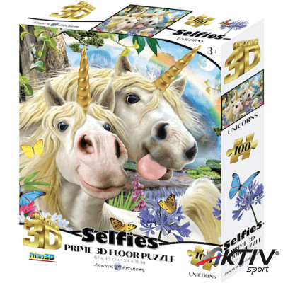 3D puzzle Prime 3D Unikornis szelfi 100 darabos