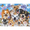 3D puzzle Prime 3D Állati szelfi 100 darabos