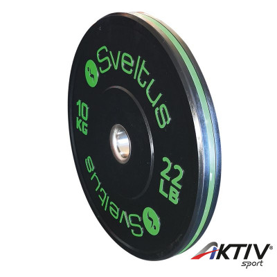 Súlytárcsa gumi Sveltus training 10 kg