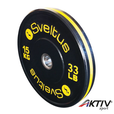Súlytárcsa gumi Sveltus training 15 kg