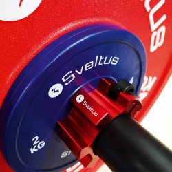 Rögzítő gyűrű alumínium Sveltus piros 51 mm