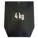Súlymellényhez acéllemez Sveltus 2x4 kg