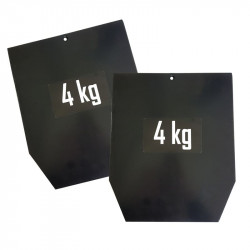 Súlymellényhez acéllemez Sveltus 2x4 kg Fitness Sveltus