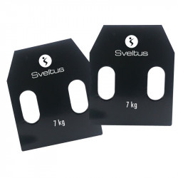 Súlymellényhez acéllemez fogantyúval Sveltus 2x7 kg Fitness Sveltus