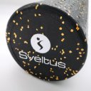 Masszázshenger sima felületű Sveltus 30x15 cm fekete-narancs