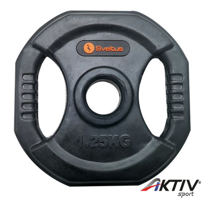 Súlytárcsa markolattal gumírozott Sveltus 1,25 kg