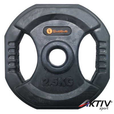 Súlytárcsa markolattal gumírozott Sveltus 2,5 kg