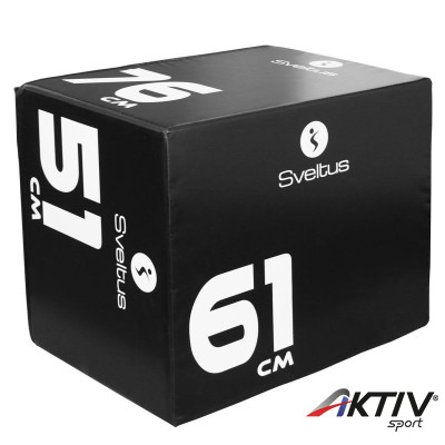 Plyo box Sveltus 3 az 1-ben 76x61x51 cm