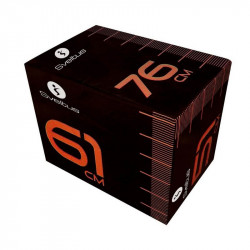 Plyo box habszivacs borítással Sveltus 76x61x51 cm Fitness Sveltus