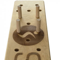 Húzódzkodó tábla Svletus Peg board 220x32x4 cm