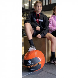 Wall ball Sveltus 2 kg fekete-narancs