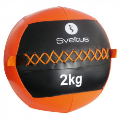 Wall ball Sveltus 2 kg fekete-narancs Fitness Sveltus
