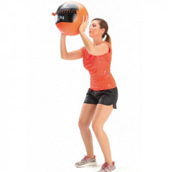Wall ball Sveltus 3 kg fekete-narancs