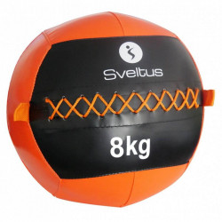 Wall ball Sveltus 8 kg fekete-narancs Fitness Sveltus