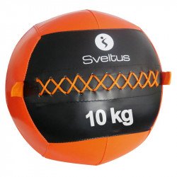Wall ball Sveltus 10 kg fekete-narancs Fitness Sveltus