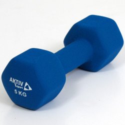 Súlyzó neoprén Aktivsport 5 kg kék Aktivsport® termékek Aktivsport