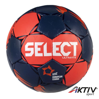 Kézilabda Select HB Ultimate European League v21 kék-piros méret: 3