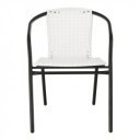 Kerti szék Bergola fehér-fekete