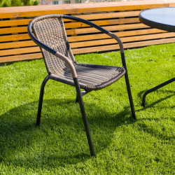 Kerti szék Doren barna-fekete