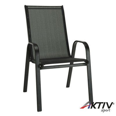 Kerti szék Aldera szürke-fekete