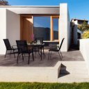 Kerti szék Aldera szürke-fekete