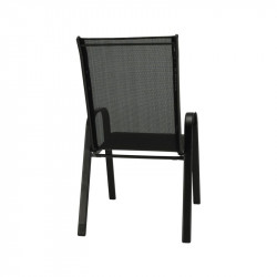 Kerti szék Aldera szürke-fekete