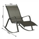 Kerti hintaszék Elvio szürke