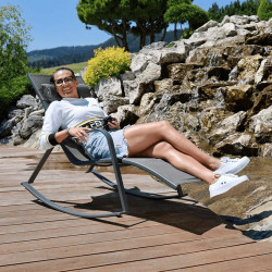 Kerti hintaszék Elvio szürke