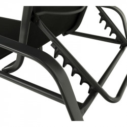 Nyugágy állítható Atreo fekete-szürke