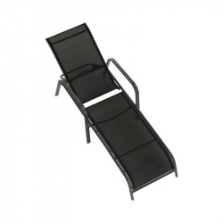 Nyugágy állítható Atreo fekete-szürke