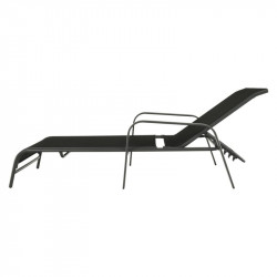 Nyugágy állítható Atreo fekete-szürke