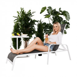 Nyugágy állítható Atreo fehér-szürke