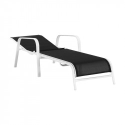 Nyugágy állítható Atreo fehér-szürke