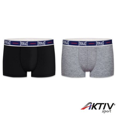 Boxer alsó Everlast Duo Pack fekete-szürke XXL