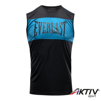 Box trikó Everlast Jab férfi fekete-kék S