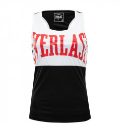 Box trikó Everlast Laly Tank női fekete-fehér Sportszer Everlast
