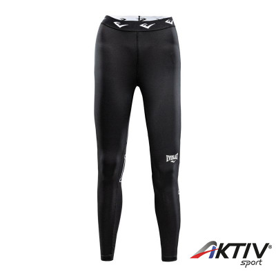 Fitness leggings Everlast Leonard női fekete-fehér