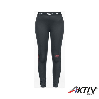 Fitness leggings Everlast Leonard női fekete-piros