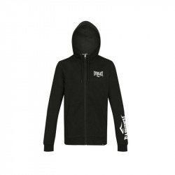 Kapucnis pulóver Everlast Sulphur full zip fekete M Sportszer Everlast