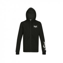 Kapucnis pulóver Everlast Sulphur full zip fekete M Sportszer Everlast