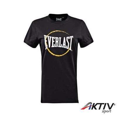 Póló rövidujjú Everlast Akiata fekete