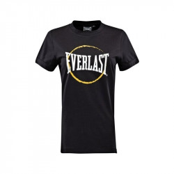 Póló rövidujjú Everlast Akiata fekete Sportszer Everlast