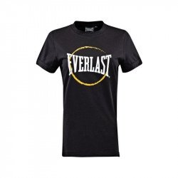 Póló rövidujjú Everlast Akiata fekete Sportszer Everlast