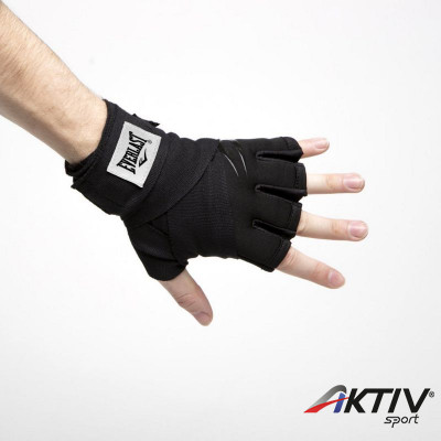Bandázskesztyű Everlast Evergel Fast Wrap fekete XL
