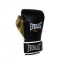 Bokszkesztyű Powerlock Pro Everlast műbőr tépőzáras fekete-arany 10 oz