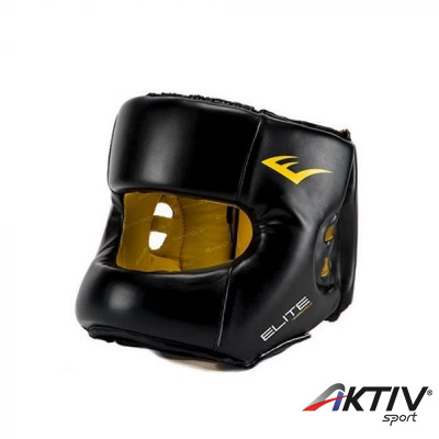 Fejvédő Everlast Elite műbőr fekete M-L