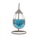 Függőfotel Luanda barna-szürkésbarna-kék