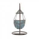 Függőfotel Luanda barna-szürkésbarna-kék