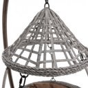 Függőfotel Luanda barna-szürkésbarna